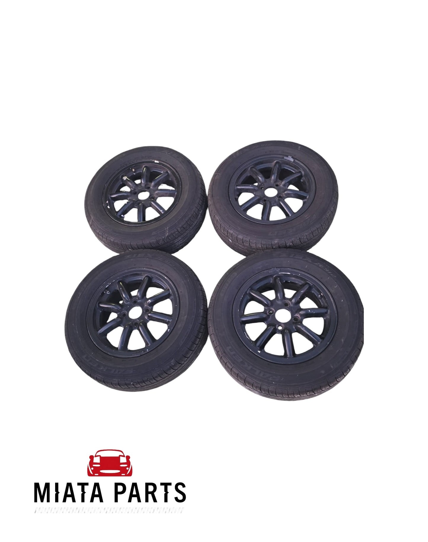 4x100 Wheel Painted Black