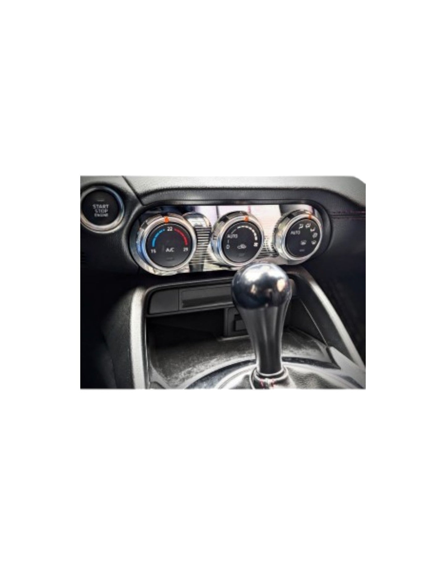 MX5 ND Heater Panel Cover (HVAC), Stainless Steel - Jass Performance