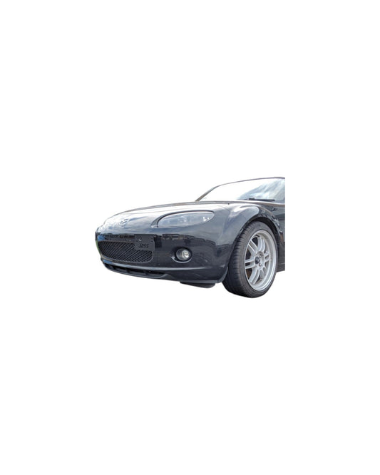 MX5 NC Offset License Plate Bracket, Alu, Black - Jass Performance