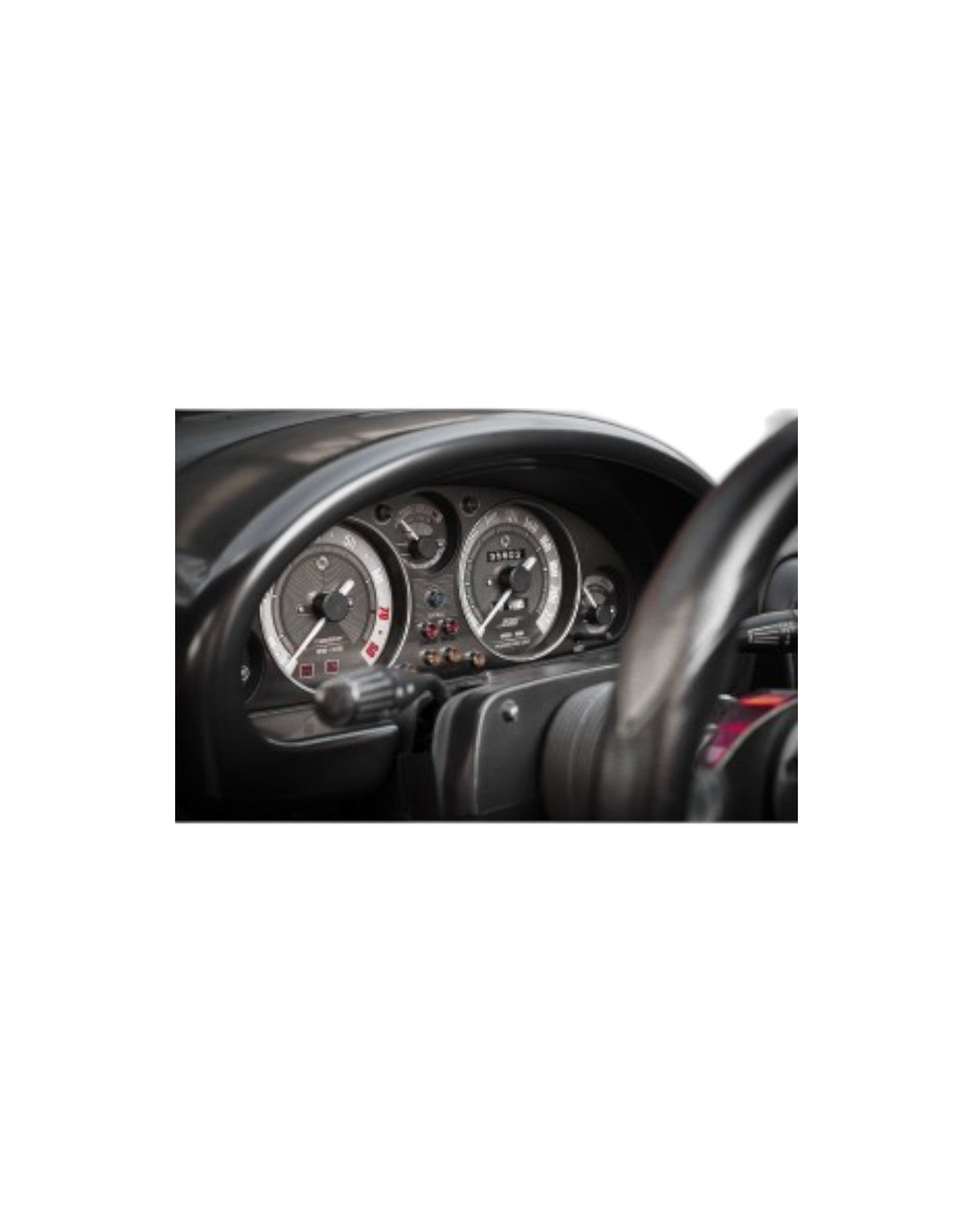 MX5 NA Classic Black Brushed Stainless Steel Gauge Faces - Jass Performance
