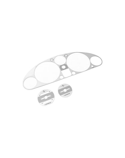 MX5 NA Instrument Cluster Bezel, Engraved, Stainless Steel - Jass Performance