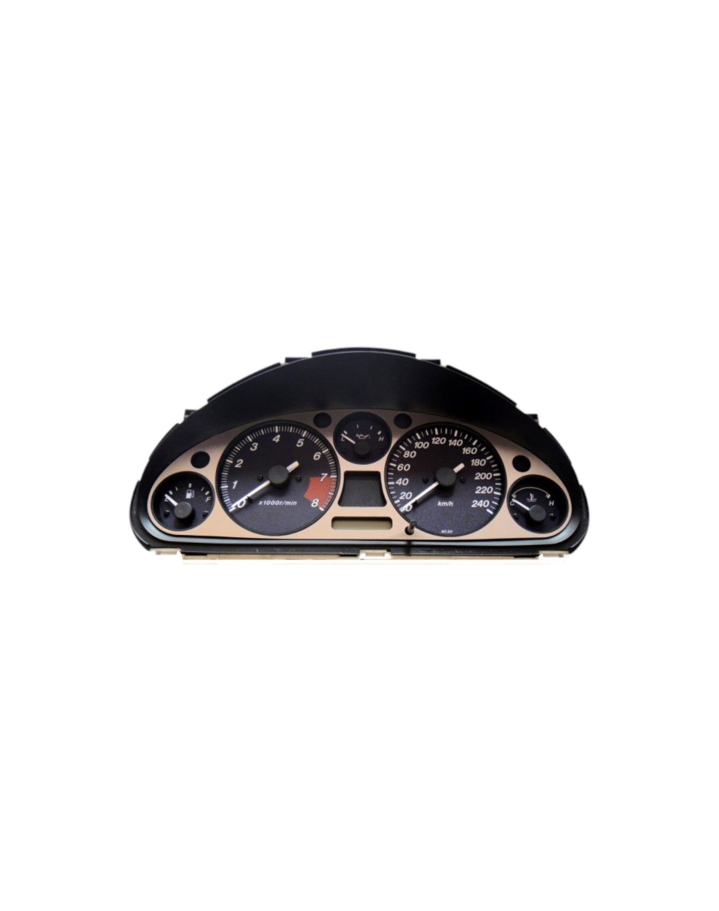 MX5 NB Instrument Cluster Bezel, Stainless Steel - Jass Performance