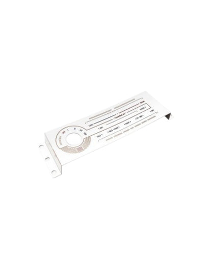 MX5 NA Labeled Brushed Stainless Heater Panel (HVAC), Backlight Colour Options Jass Performance