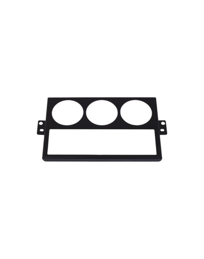 MX5 NB Stainless Radio Cage With 3x52mm Gauge Cut Outs - Jass Performance