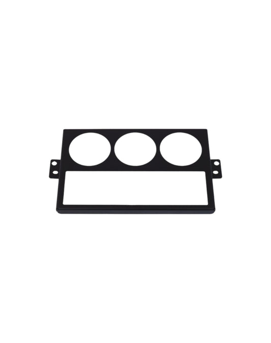 MX5 NB Stainless Radio Cage With 3x52mm Gauge Cut Outs - Jass Performance
