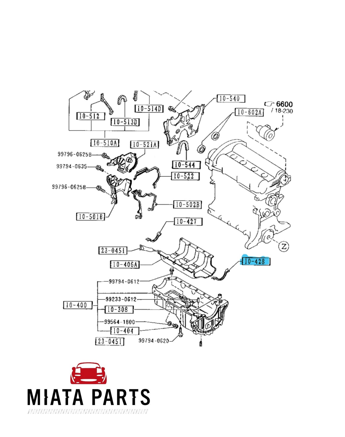 MX5 NA/NB Sump End Seal Pair (New) (Aftermarket)