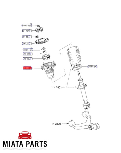 RX7 FD Rear Bump Stop (New) (Genuine)